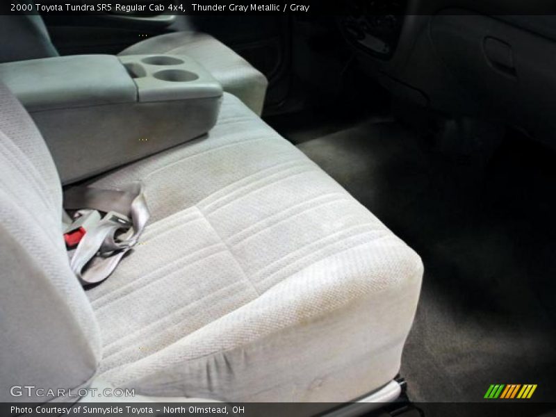 Thunder Gray Metallic / Gray 2000 Toyota Tundra SR5 Regular Cab 4x4