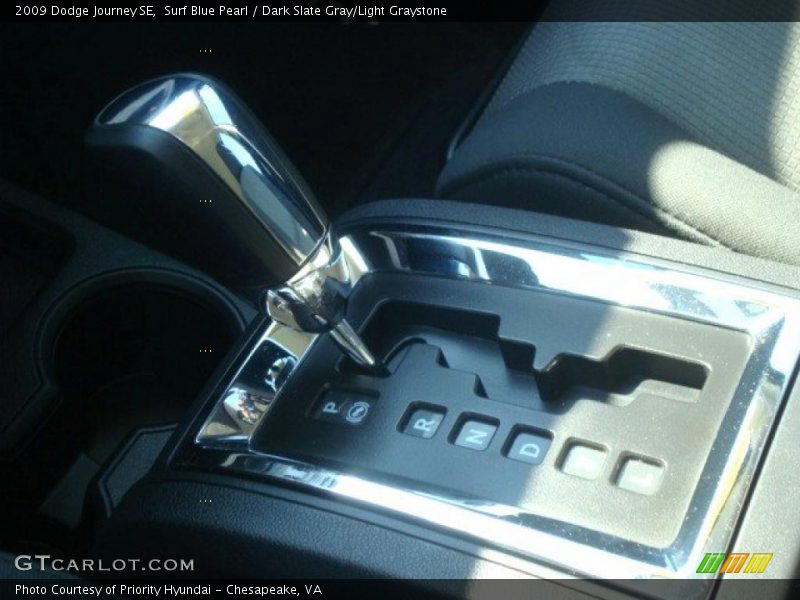 Surf Blue Pearl / Dark Slate Gray/Light Graystone 2009 Dodge Journey SE