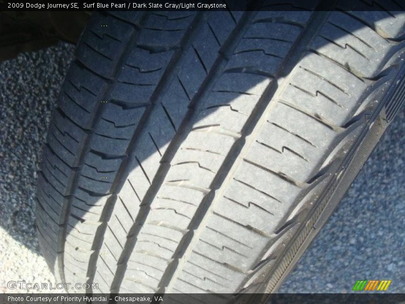 Surf Blue Pearl / Dark Slate Gray/Light Graystone 2009 Dodge Journey SE