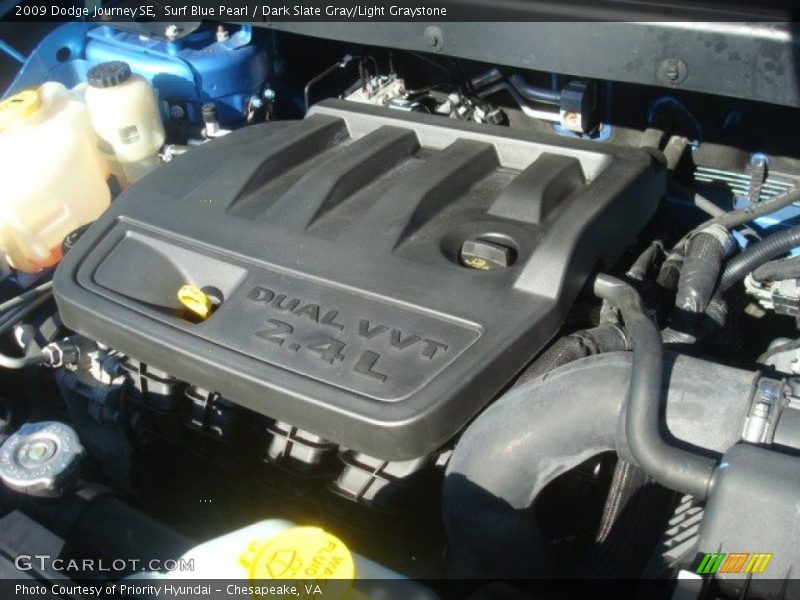 Surf Blue Pearl / Dark Slate Gray/Light Graystone 2009 Dodge Journey SE