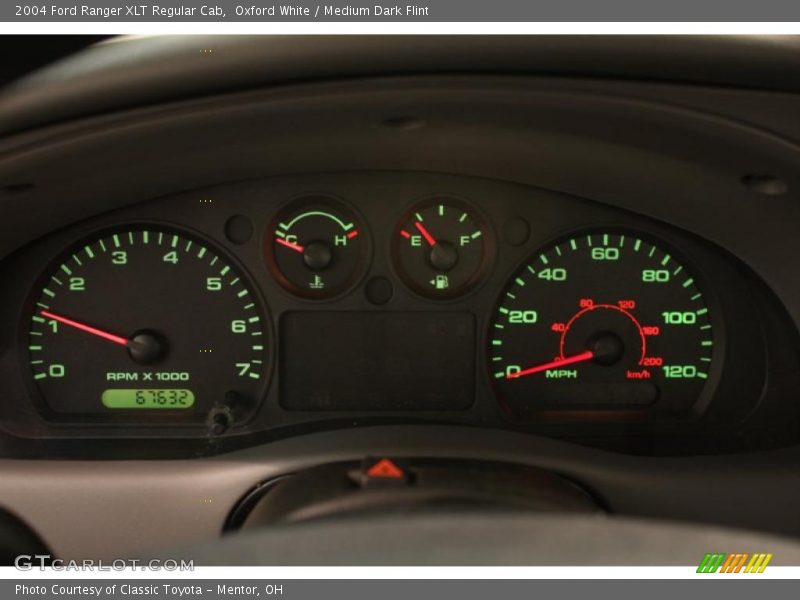  2004 Ranger XLT Regular Cab XLT Regular Cab Gauges