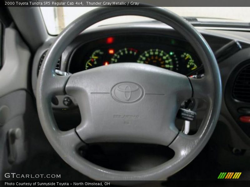 Thunder Gray Metallic / Gray 2000 Toyota Tundra SR5 Regular Cab 4x4