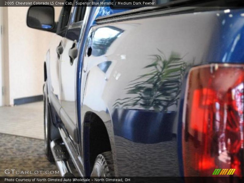 Superior Blue Metallic / Medium Dark Pewter 2005 Chevrolet Colorado LS Crew Cab