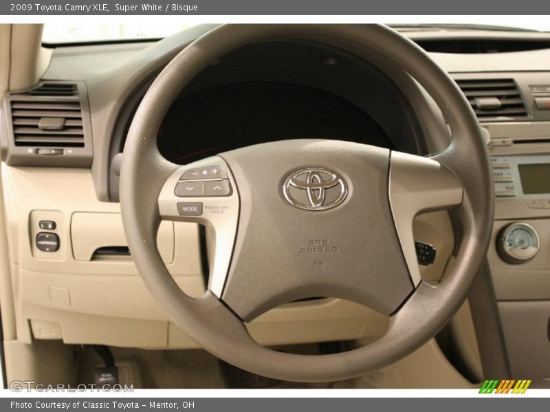 Super White / Bisque 2009 Toyota Camry XLE