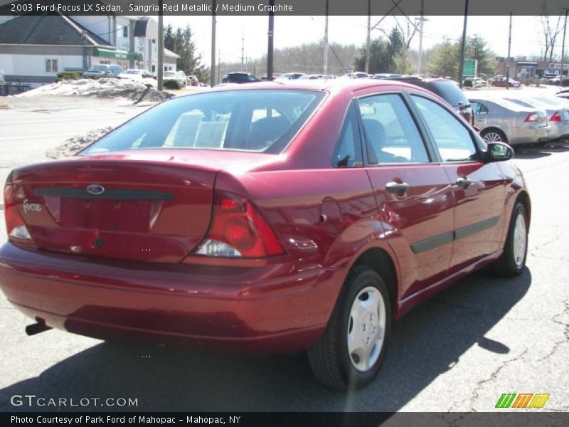 Sangria Red Metallic / Medium Graphite 2003 Ford Focus LX Sedan