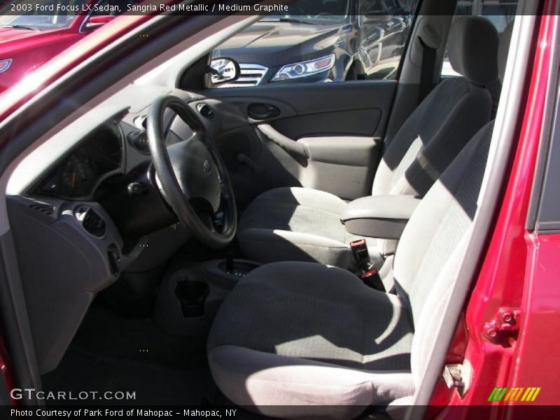 Sangria Red Metallic / Medium Graphite 2003 Ford Focus LX Sedan