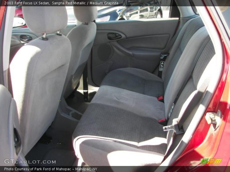 Sangria Red Metallic / Medium Graphite 2003 Ford Focus LX Sedan