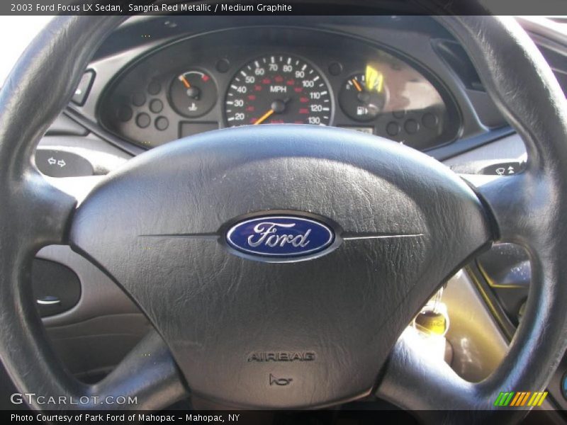 Sangria Red Metallic / Medium Graphite 2003 Ford Focus LX Sedan