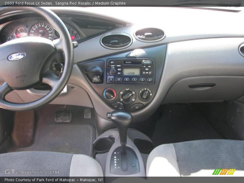 Sangria Red Metallic / Medium Graphite 2003 Ford Focus LX Sedan