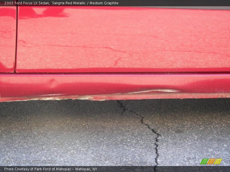 Sangria Red Metallic / Medium Graphite 2003 Ford Focus LX Sedan