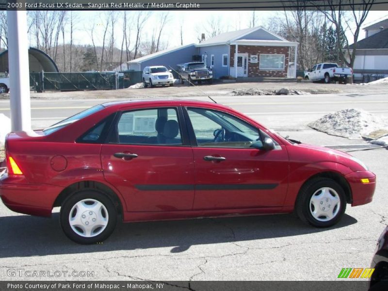 Sangria Red Metallic / Medium Graphite 2003 Ford Focus LX Sedan