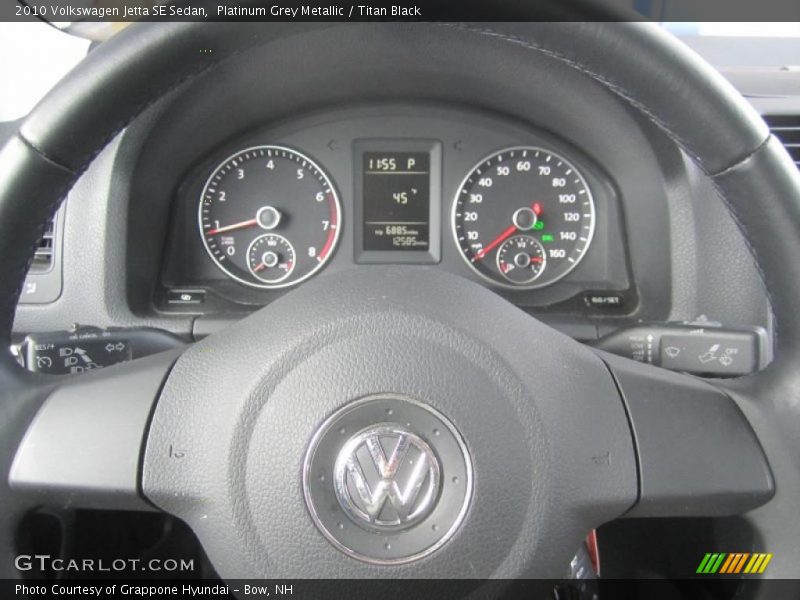 Platinum Grey Metallic / Titan Black 2010 Volkswagen Jetta SE Sedan