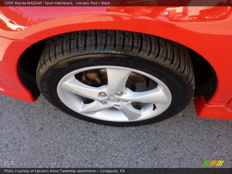 Volcanic Red / Black 2005 Mazda MAZDA6 i Sport Hatchback