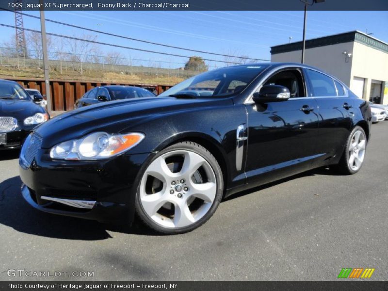 Ebony Black / Charcoal/Charcoal 2009 Jaguar XF Supercharged