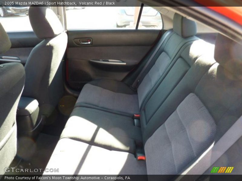 Volcanic Red / Black 2005 Mazda MAZDA6 i Sport Hatchback