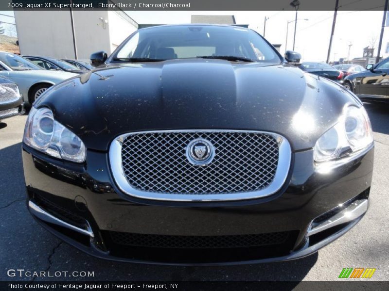 Ebony Black / Charcoal/Charcoal 2009 Jaguar XF Supercharged