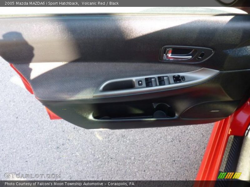 Volcanic Red / Black 2005 Mazda MAZDA6 i Sport Hatchback