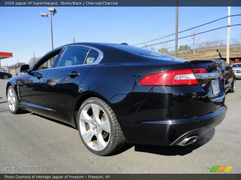 Ebony Black / Charcoal/Charcoal 2009 Jaguar XF Supercharged