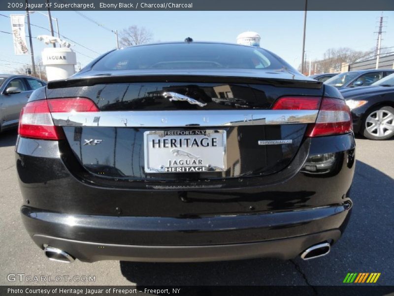 Ebony Black / Charcoal/Charcoal 2009 Jaguar XF Supercharged