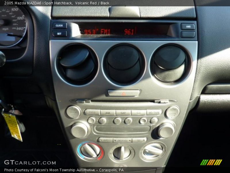 Volcanic Red / Black 2005 Mazda MAZDA6 i Sport Hatchback