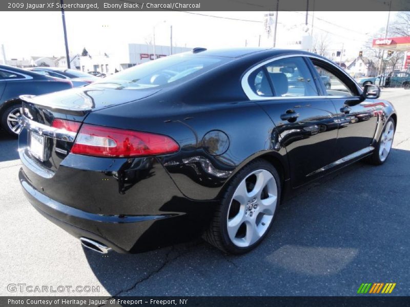 Ebony Black / Charcoal/Charcoal 2009 Jaguar XF Supercharged