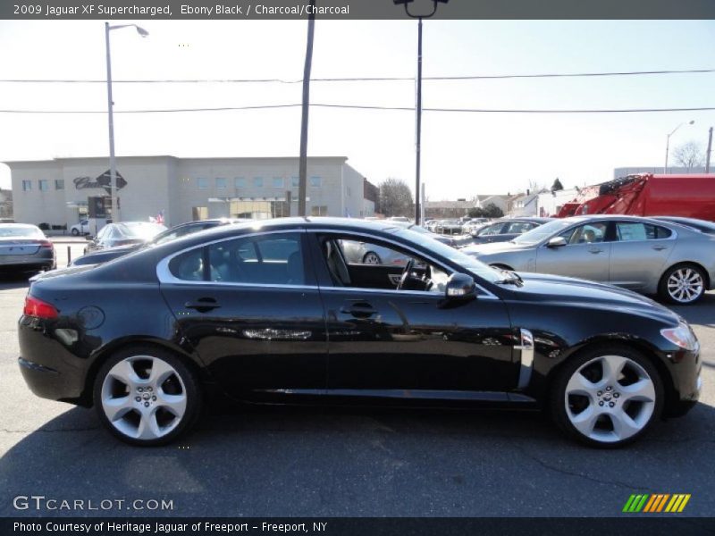 Ebony Black / Charcoal/Charcoal 2009 Jaguar XF Supercharged