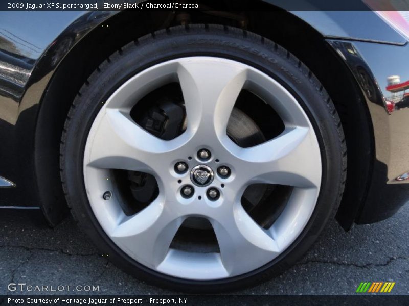 Ebony Black / Charcoal/Charcoal 2009 Jaguar XF Supercharged