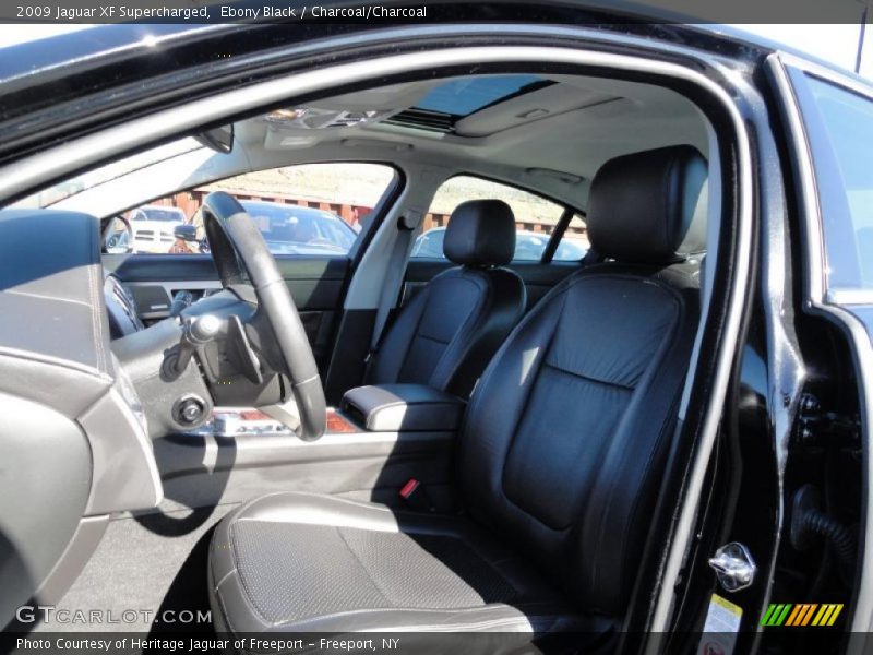 Ebony Black / Charcoal/Charcoal 2009 Jaguar XF Supercharged
