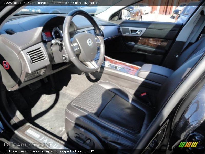 Ebony Black / Charcoal/Charcoal 2009 Jaguar XF Supercharged