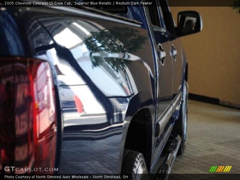 Superior Blue Metallic / Medium Dark Pewter 2005 Chevrolet Colorado LS Crew Cab