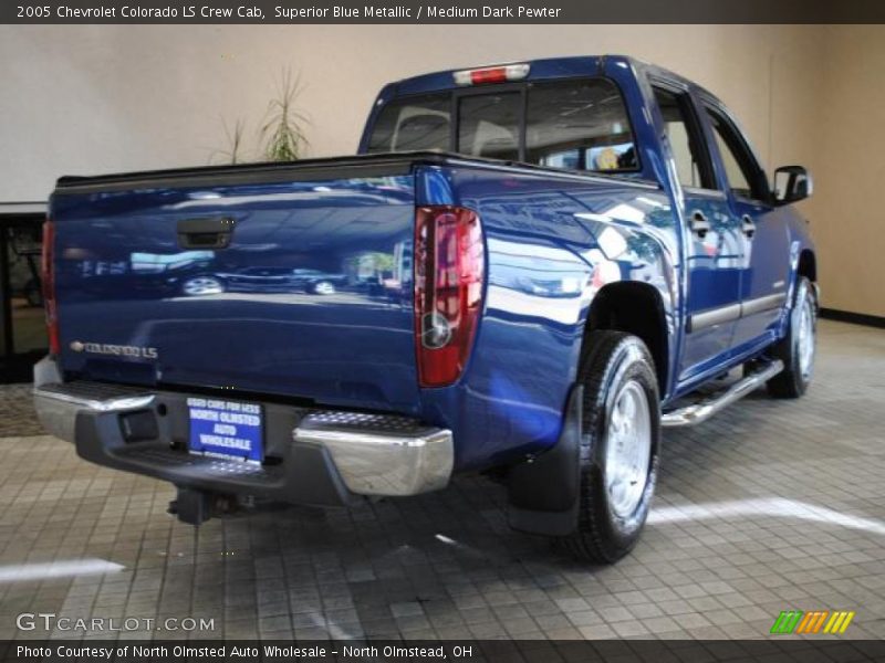 Superior Blue Metallic / Medium Dark Pewter 2005 Chevrolet Colorado LS Crew Cab