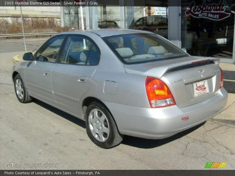 Silver Pewter / Gray 2003 Hyundai Elantra GLS Sedan