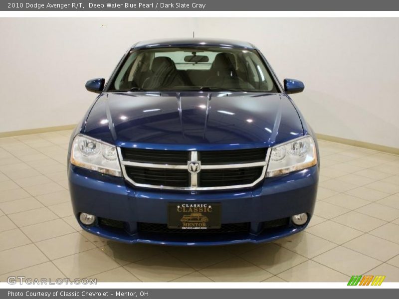 Deep Water Blue Pearl / Dark Slate Gray 2010 Dodge Avenger R/T