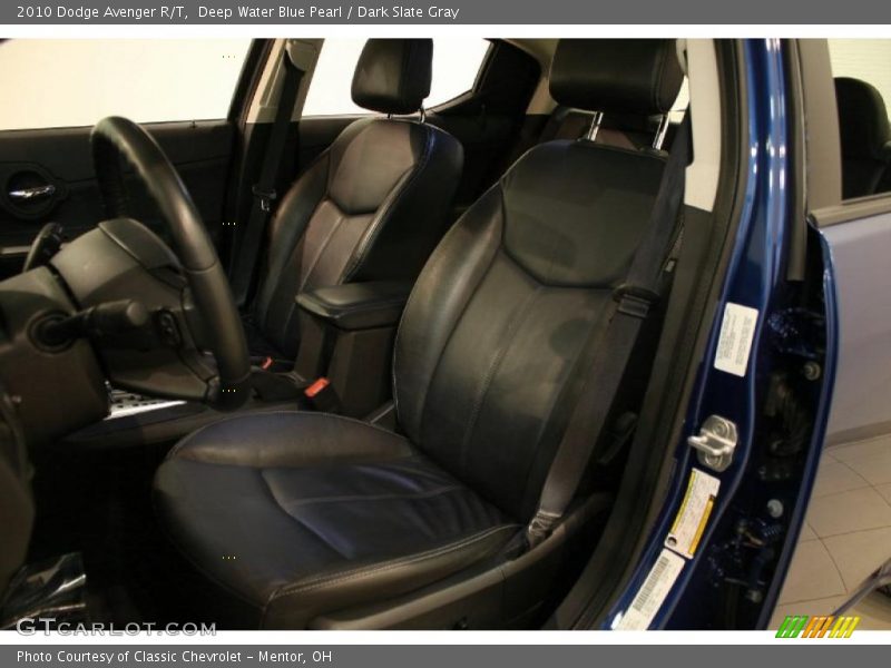 Deep Water Blue Pearl / Dark Slate Gray 2010 Dodge Avenger R/T