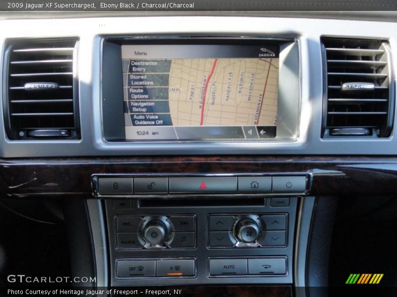 Ebony Black / Charcoal/Charcoal 2009 Jaguar XF Supercharged