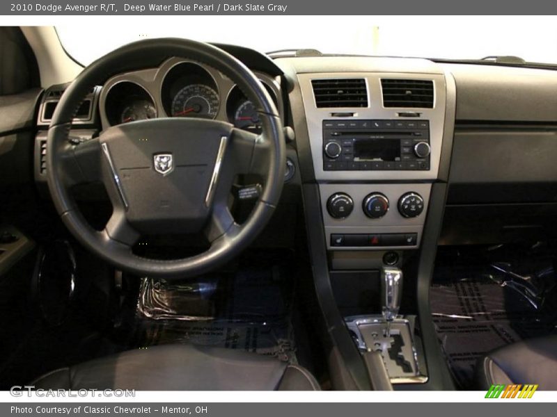Deep Water Blue Pearl / Dark Slate Gray 2010 Dodge Avenger R/T
