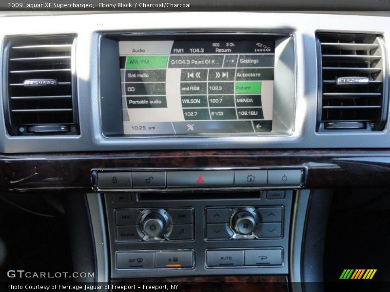Ebony Black / Charcoal/Charcoal 2009 Jaguar XF Supercharged