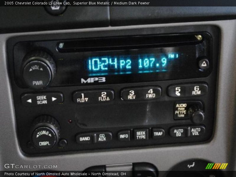 Superior Blue Metallic / Medium Dark Pewter 2005 Chevrolet Colorado LS Crew Cab