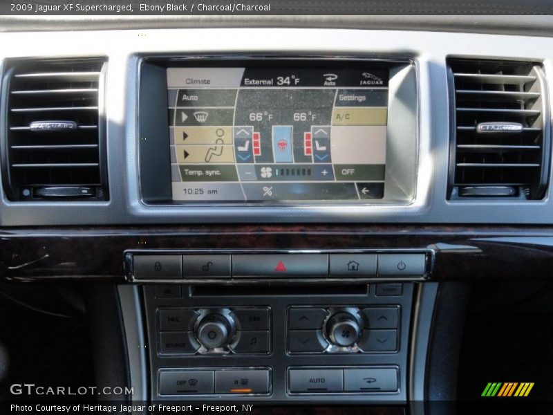 Ebony Black / Charcoal/Charcoal 2009 Jaguar XF Supercharged