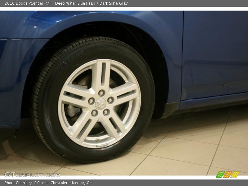 Deep Water Blue Pearl / Dark Slate Gray 2010 Dodge Avenger R/T