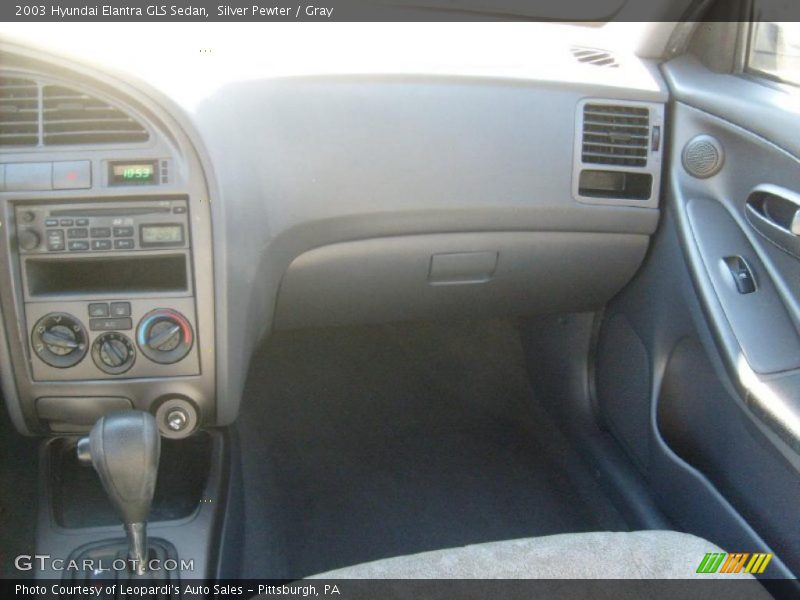 Silver Pewter / Gray 2003 Hyundai Elantra GLS Sedan