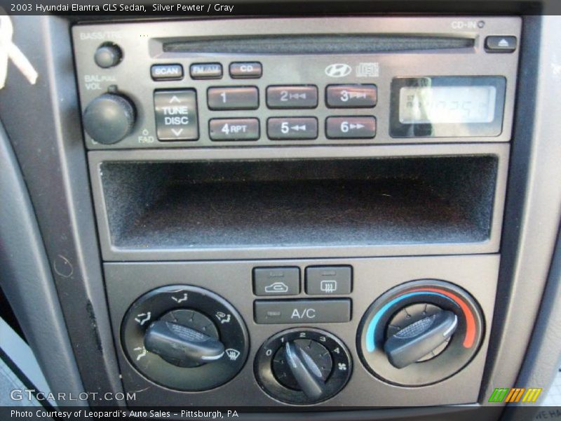 Silver Pewter / Gray 2003 Hyundai Elantra GLS Sedan