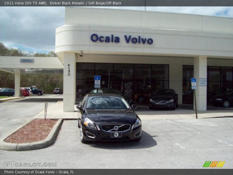 Ember Black Metallic / Soft Beige/Off Black 2011 Volvo S60 T6 AWD