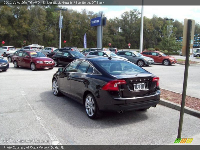 Ember Black Metallic / Soft Beige/Off Black 2011 Volvo S60 T6 AWD