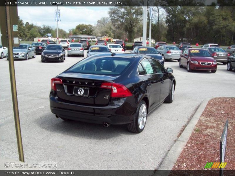 Ember Black Metallic / Soft Beige/Off Black 2011 Volvo S60 T6 AWD