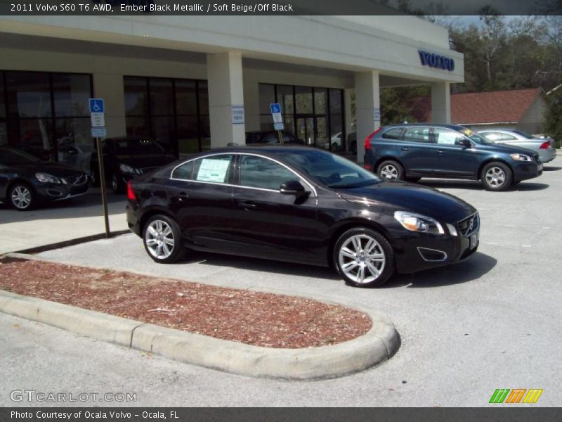  2011 S60 T6 AWD Ember Black Metallic