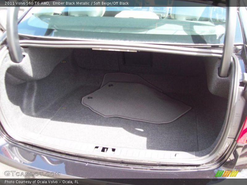  2011 S60 T6 AWD Trunk