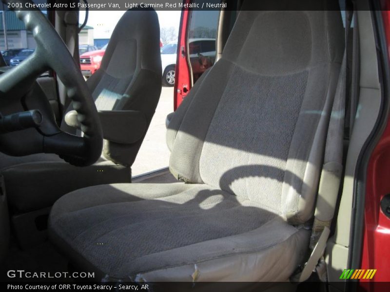 Light Carmine Red Metallic / Neutral 2001 Chevrolet Astro LS Passenger Van
