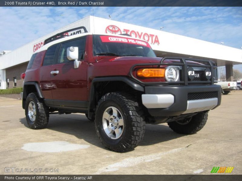 Brick Red / Dark Charcoal 2008 Toyota FJ Cruiser 4WD