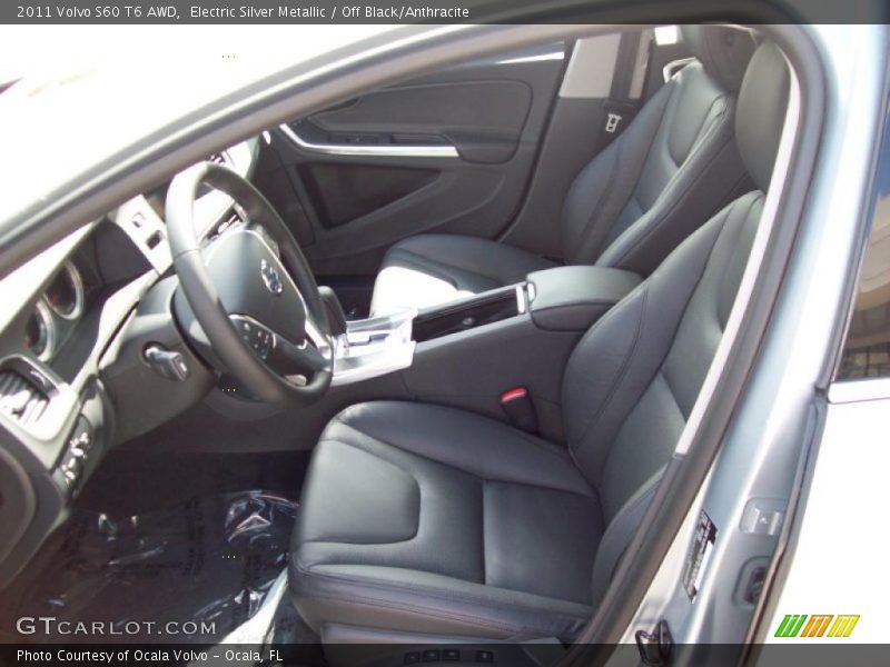  2011 S60 T6 AWD Off Black/Anthracite Interior